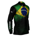Camisa G Agro Brk Brasil com Proteção Solar UV50+