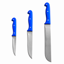 KIT - 3 Facas com Bainhas de Couro Artesanais