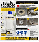 Desentupidor de Pia e Vaso Sanitário Vulcão Poderoso 900g - Kit com 2 Unidades