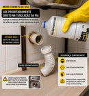 Desentupidor de Pia e Vaso Sanitário Vulcão Poderoso 900g - Kit com 2 Unidades