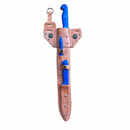 KIT - 3 Facas com Bainhas de Couro Artesanais